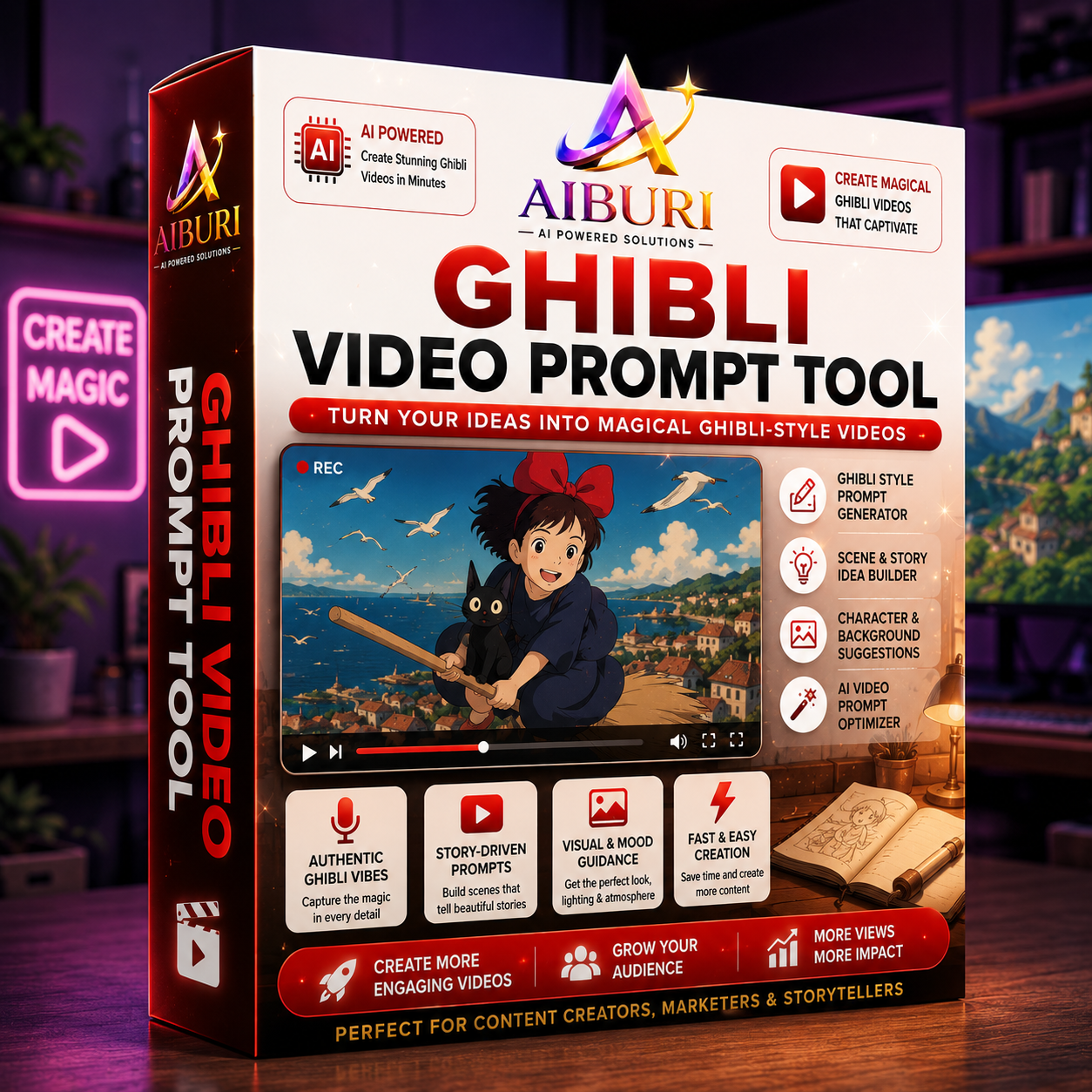 Ghibli Story Prompt Generator